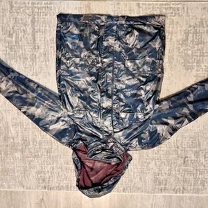 Structure lightweight blue camo jacket